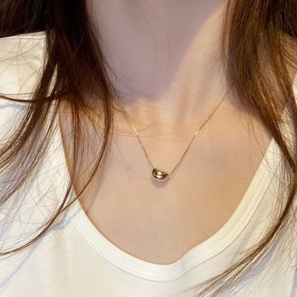 💙Golden/Silver Lucky Bean Necklaces - Picture 10 of 15